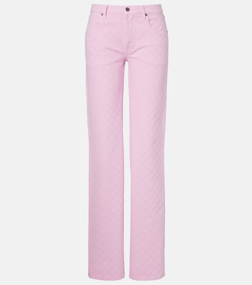 Gucci GG jacquard straight jeans | Mytheresa (US/CA)
