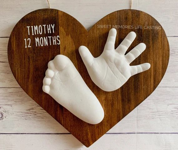 Baby Hand and Feet Casting  Baby Imprint  Baby Hand Print | Etsy | Etsy (US)