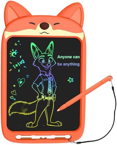LCD Writing Tablet 10 Inch, Doodle Board Toy, Cute Fox Drawing Pad for Kids Ages 3-8 - Educationa... | Amazon (US)