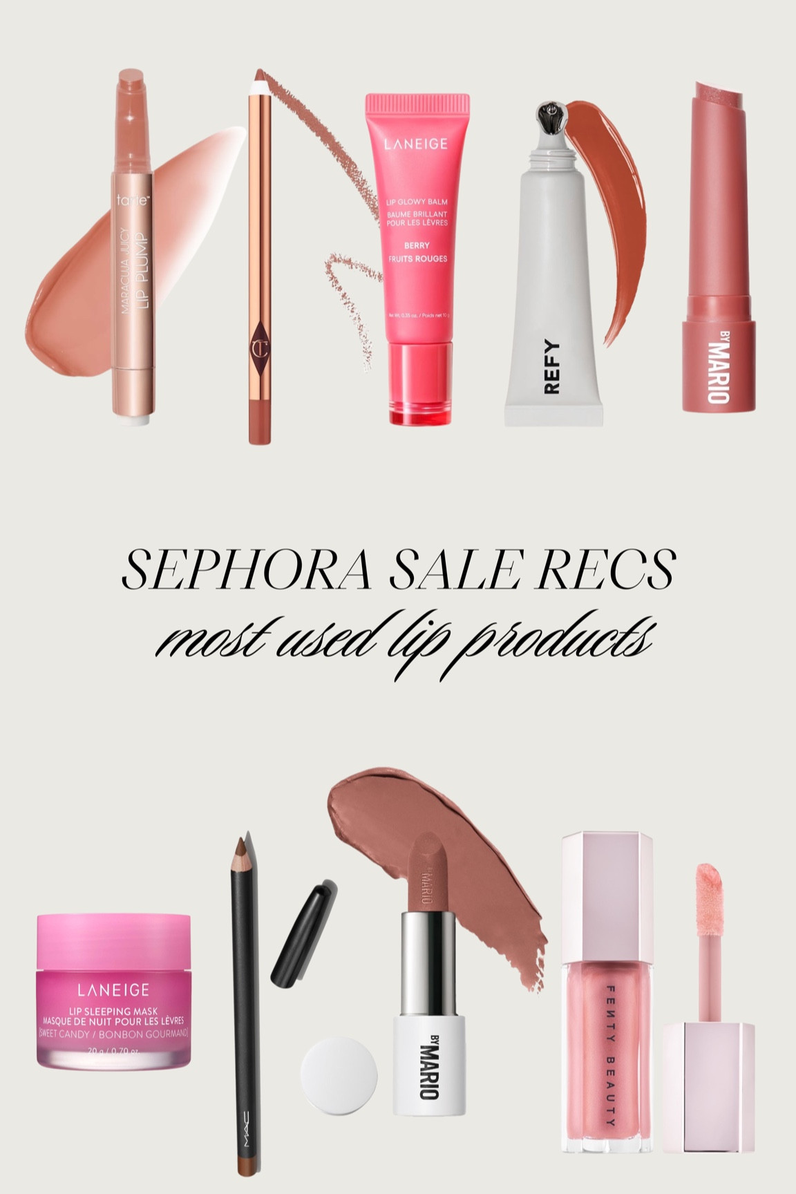 My most used lip products 🫶🏼💋

#LTKGiftGuide #LTKbeauty #LTKxSephora