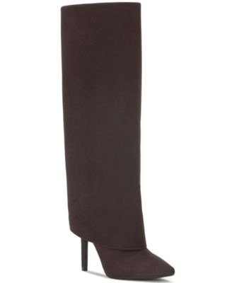 I.N.C. International ConceptsSkylar Fold Over Cuffed Knee High Boots | Macy's