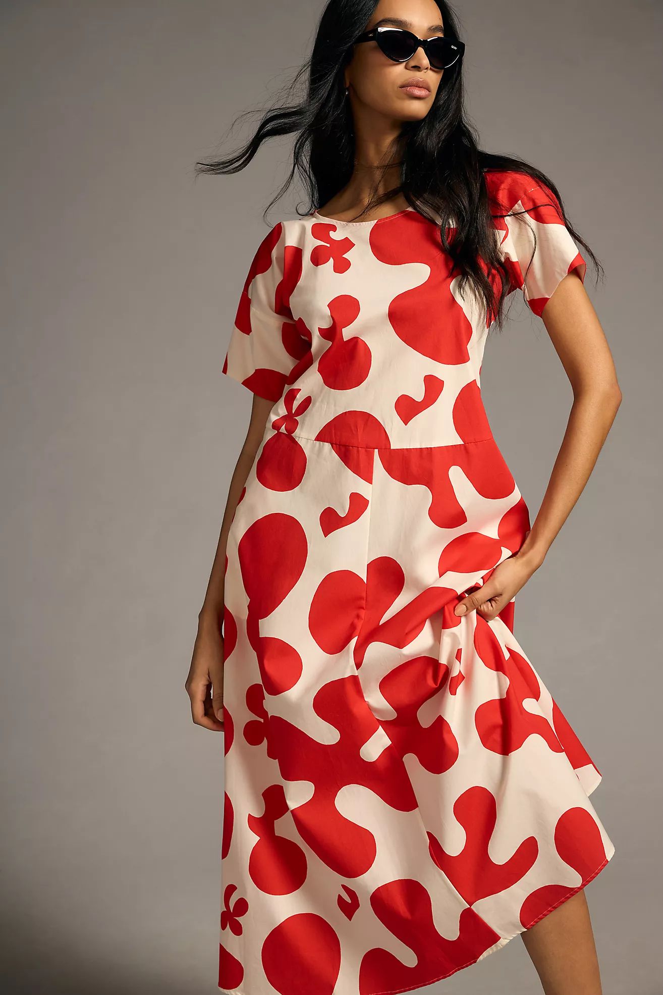 Marimekko Fenja Pulloposti Poplin Dress | Anthropologie (US)