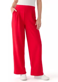 Crown & Ivy™ Women's Yummy Wide Leg Pants | Belk