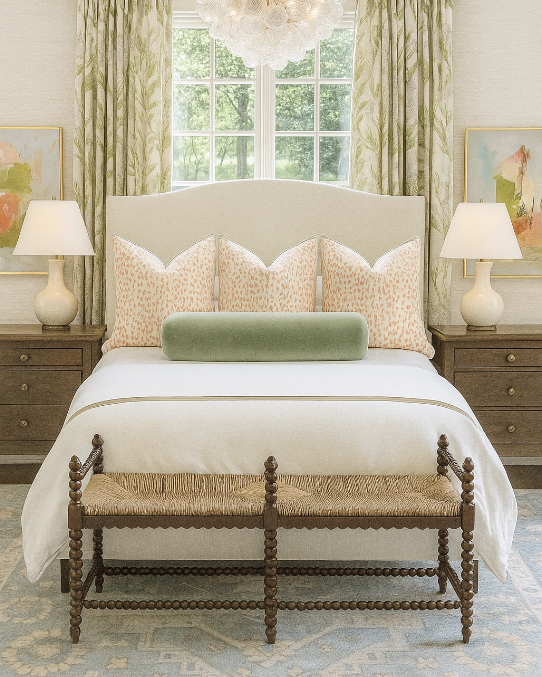 Refined details, layered neutrals, and pops of color blend to create a bedroom design that feels thoughtfully curated and timeless.

Swipe to see the vision board behind the design and how ChatGPT turned it into reality. 

Grandmillennial bedroom ideas | timeless bedroom decor | grandmillennial bedroom inspo | traditional bedroom style

#LTKFindsUnder100 #LTKSaleAlert #LTKHome