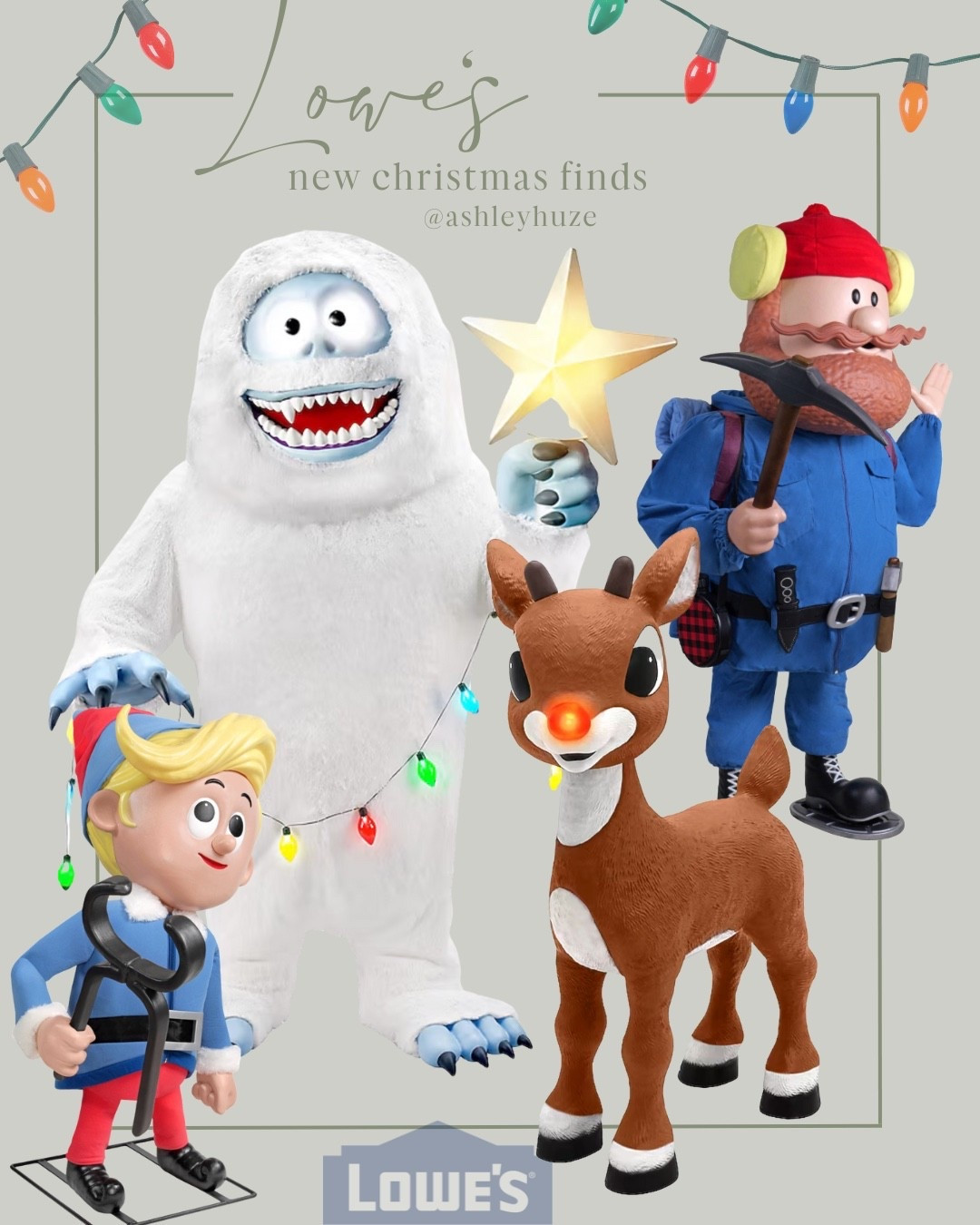 Favorite Christmas yard decor items from @loweshomeimprovement!! 

#lowespartner #ad

#LTKSeasonal #LTKHoliday #LTKHome