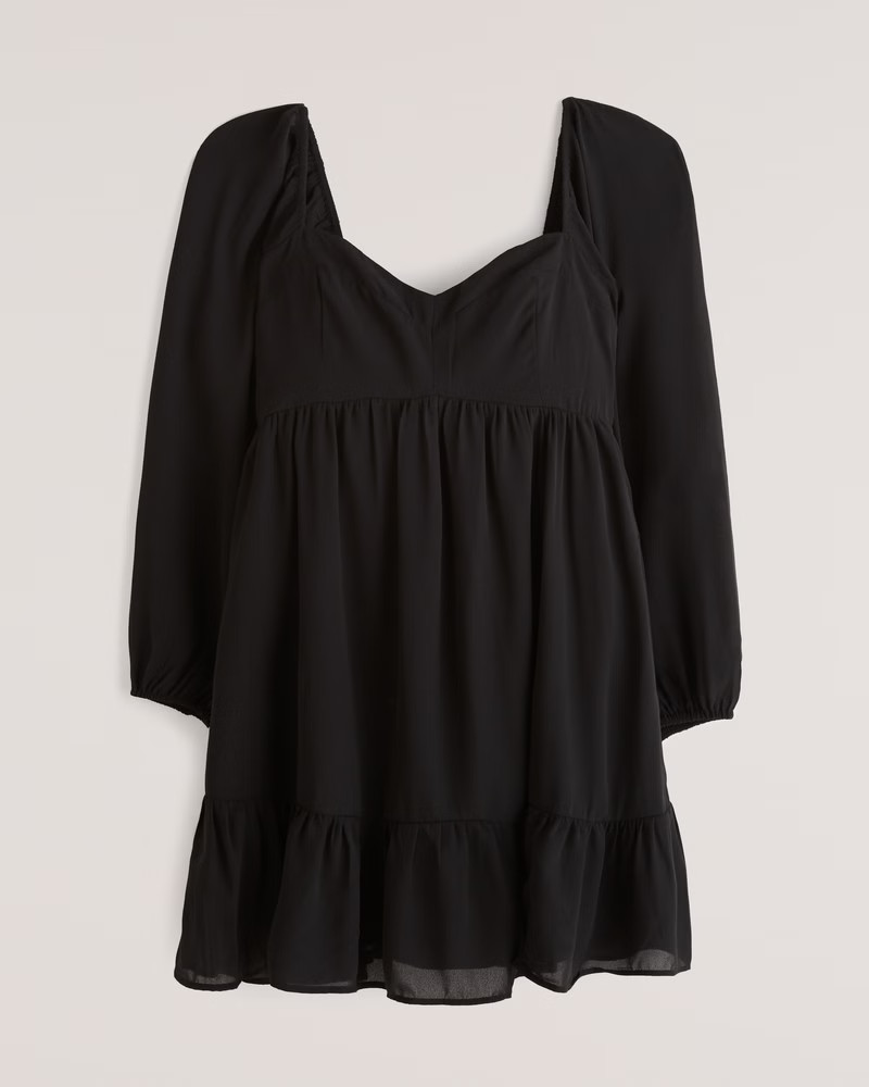 Corset Babydoll Mini Dress | Abercrombie & Fitch (US)