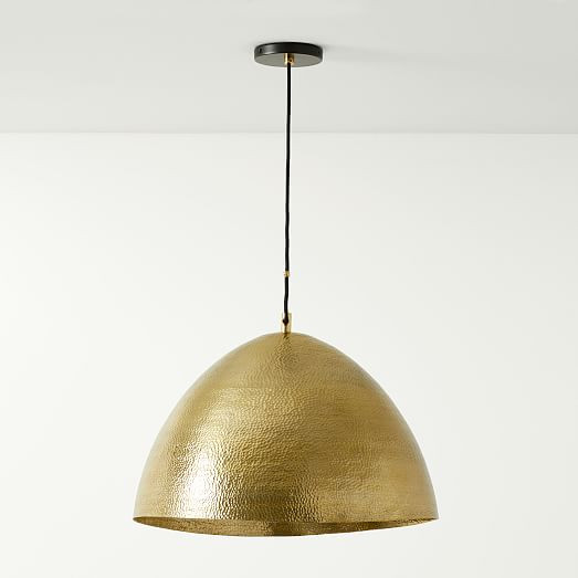 Hammered Metal Pendant | West Elm (US)