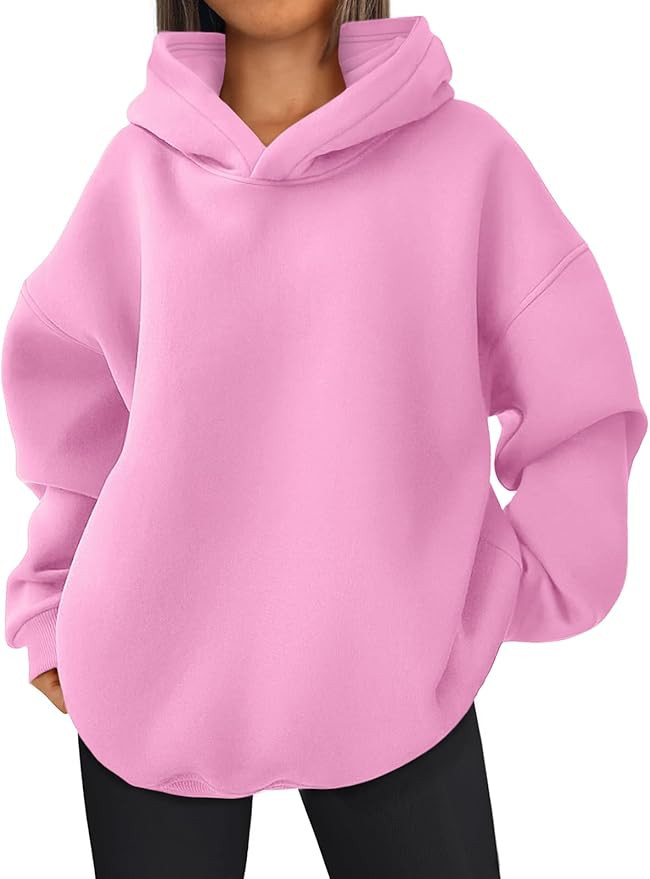 EFAN Womens Oversized Hoodies Fleece Hooded Sweatshirts Fall Fashion Outfits 2025 Cute Clothes wi... | Amazon (US)