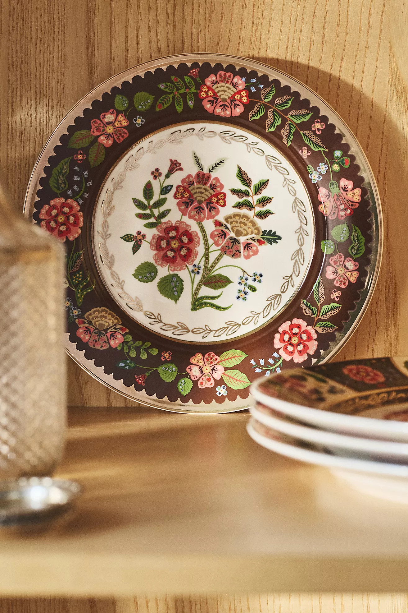Rifle Paper Co. Gracie Dessert Plates, Set of 4 | Anthropologie (US)
