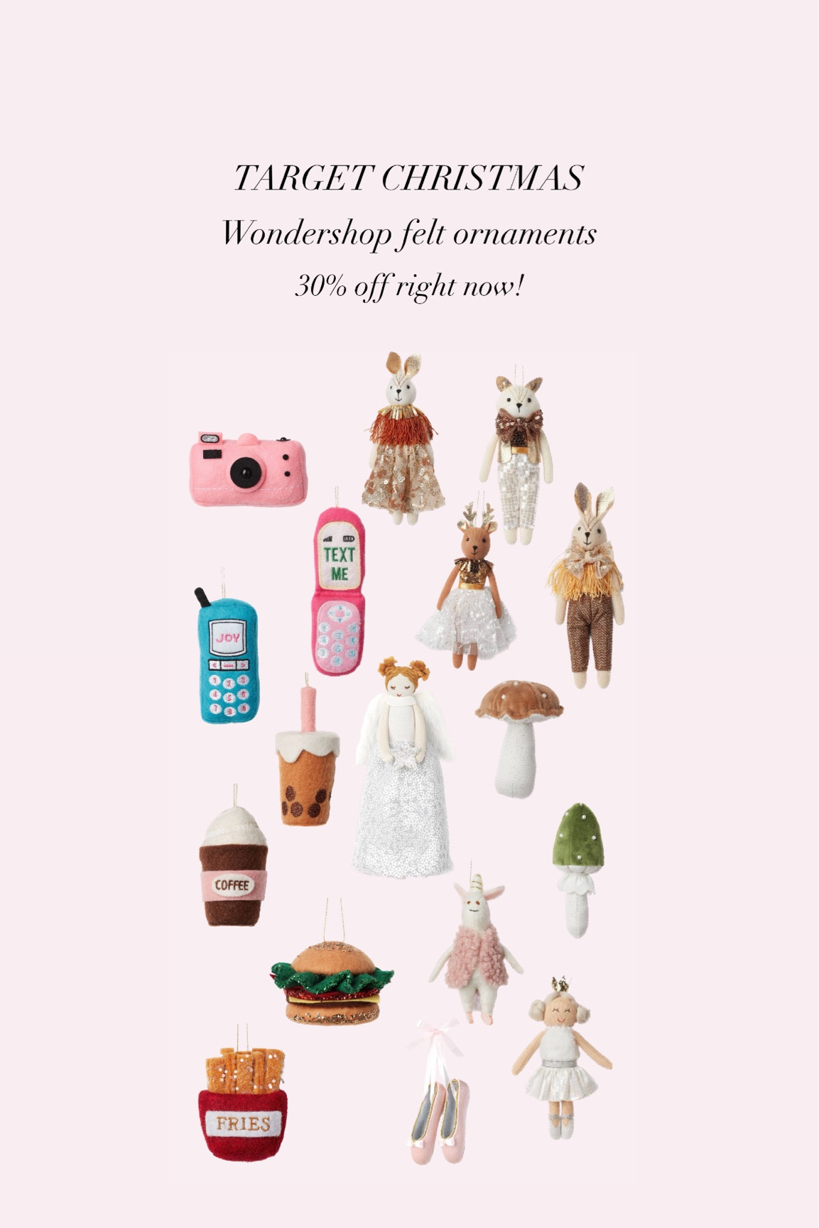 Recent target order! 30% off all Christmas ornaments! Perfect ornaments for kids! 

#LTKsalealert #LTKkids #LTKHoliday