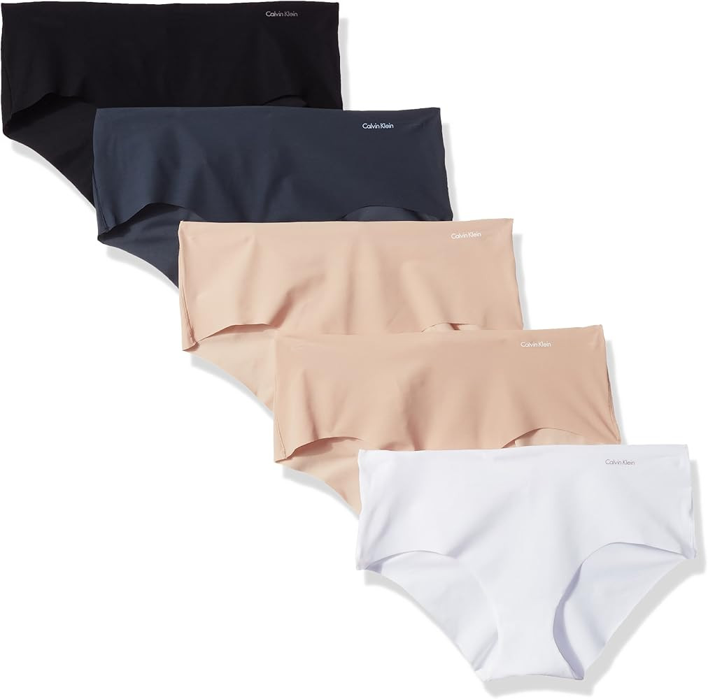 Calvin Klein Women's Invisibles Hipster Multipack Panty | Amazon (US)