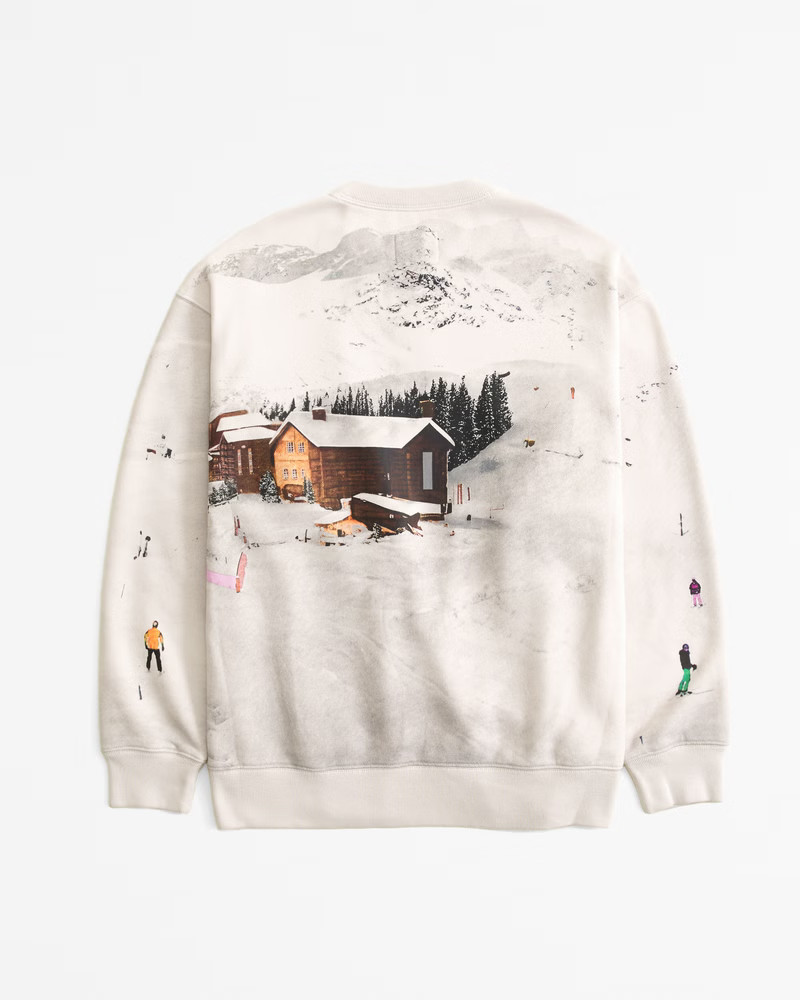 Women's Ski Destination Vintage Sunday Crew | Women's Tops | Abercrombie.com | Abercrombie & Fitch (US)