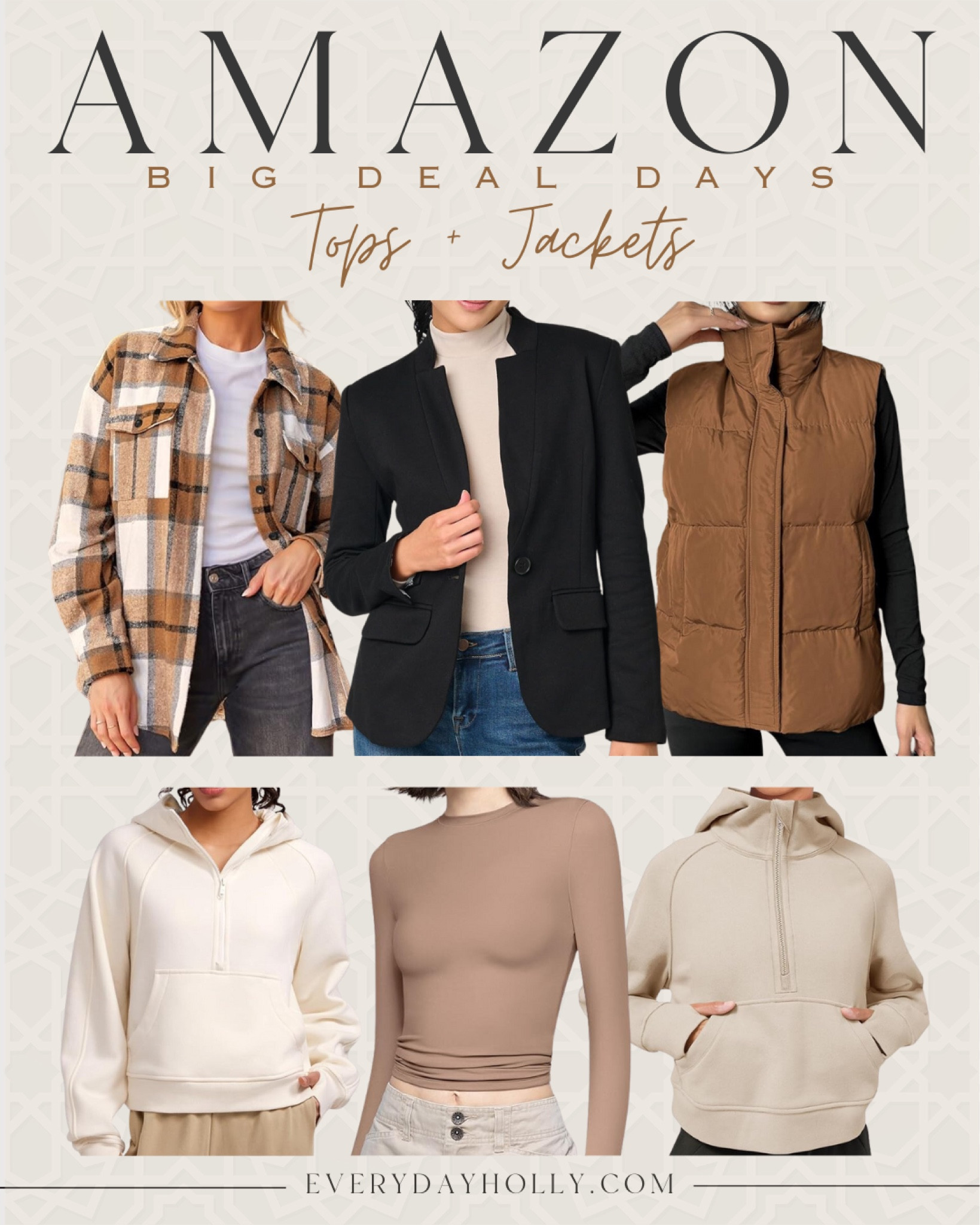 Fall Tops & Jackets

Fall tops  fall jackets  Amazon prime day  prime day deals  fall fashion  petite friendly  puffer vest  long sleeve tops  neutral top  EverydayHolly

#LTKxPrimeDay #LTKStyleTip #LTKGiftGuide
