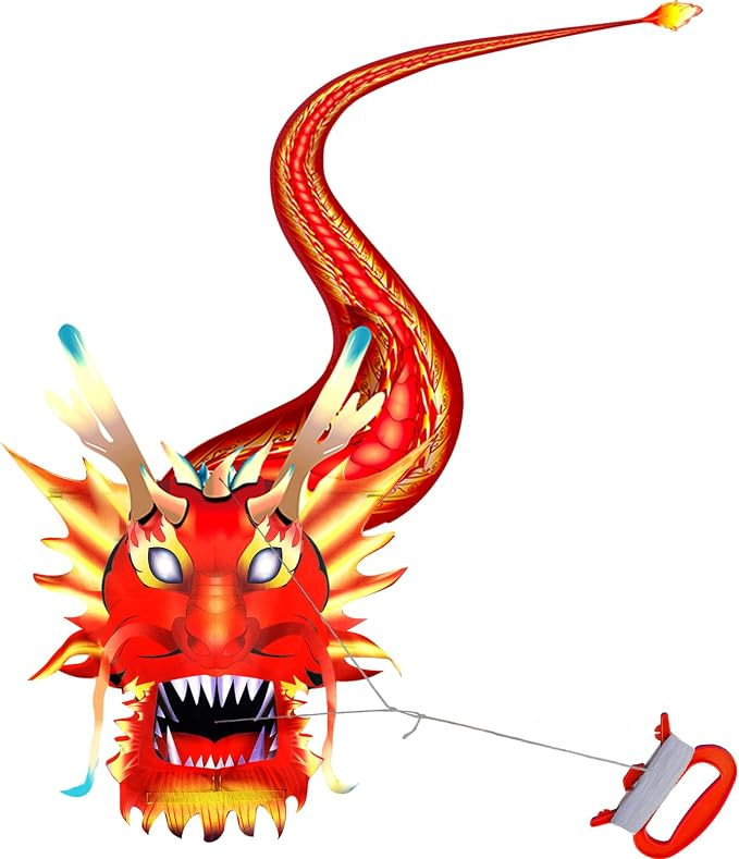 HENGDA KITE Legendary Dragon Kite,for Kids and Adults,Easy to Fly,Excellent Fabric and Structure ... | Amazon (US)