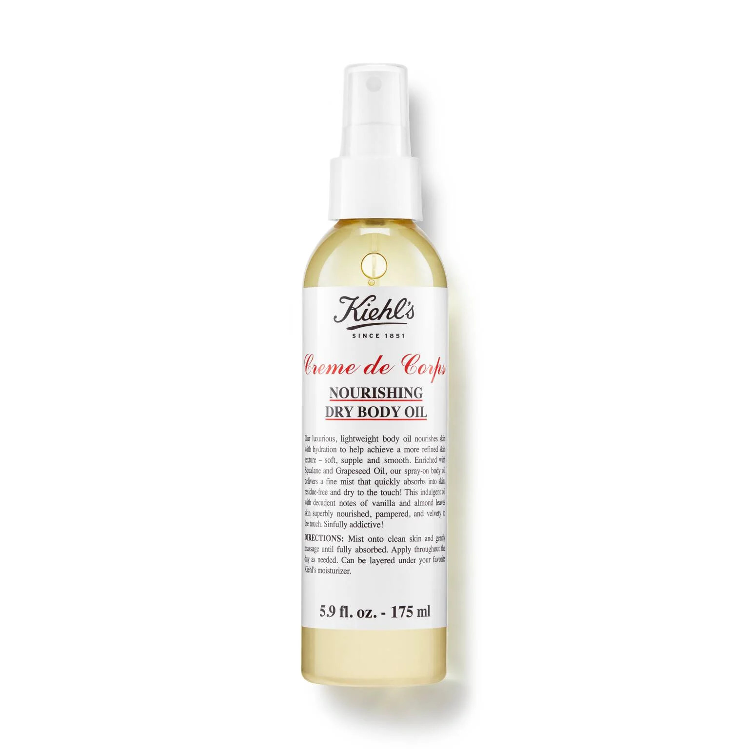 Creme de Corps Nourishing Dry Body Oil - Body Oil - Kiehl’s | Kiehl's