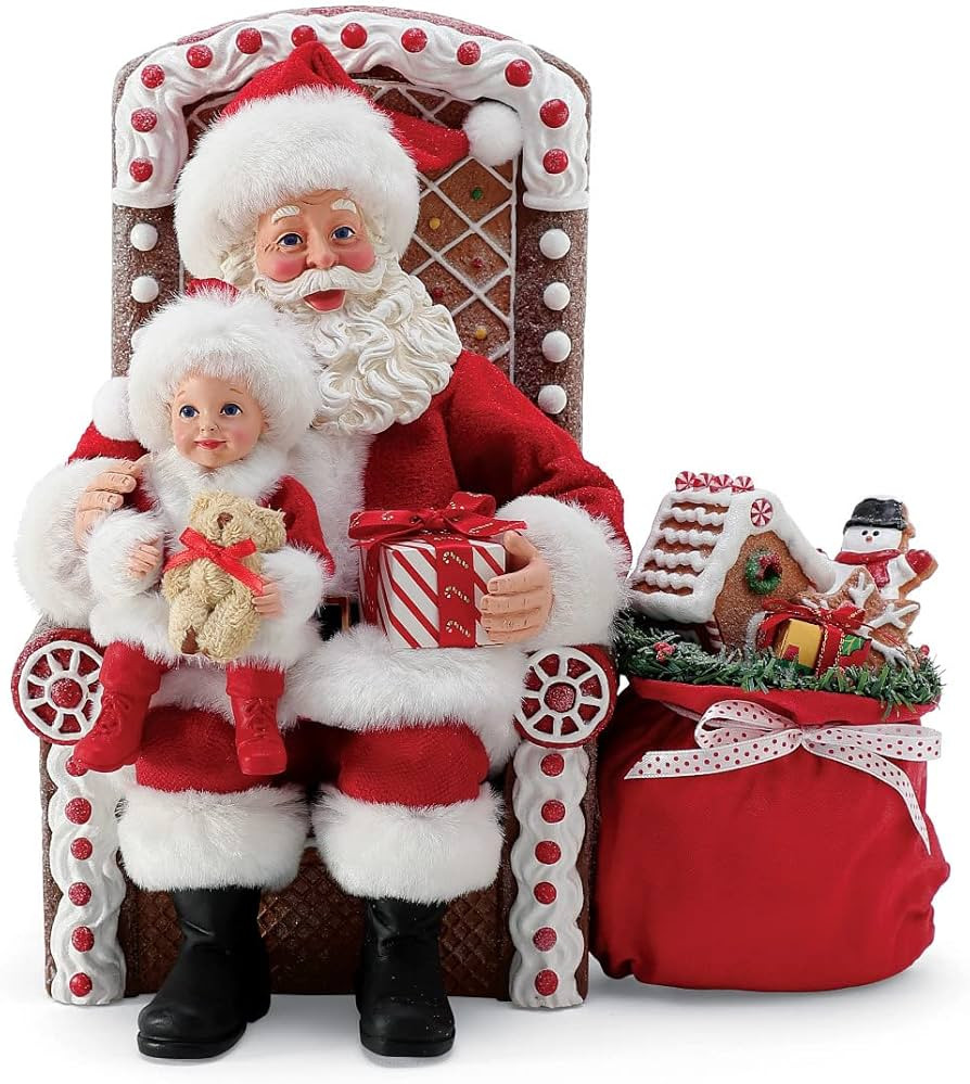 Department 56 Possible Dreams Santa Christmas Traditions Gingerbread Chair Figurine, 10 Inch, Mul... | Amazon (US)