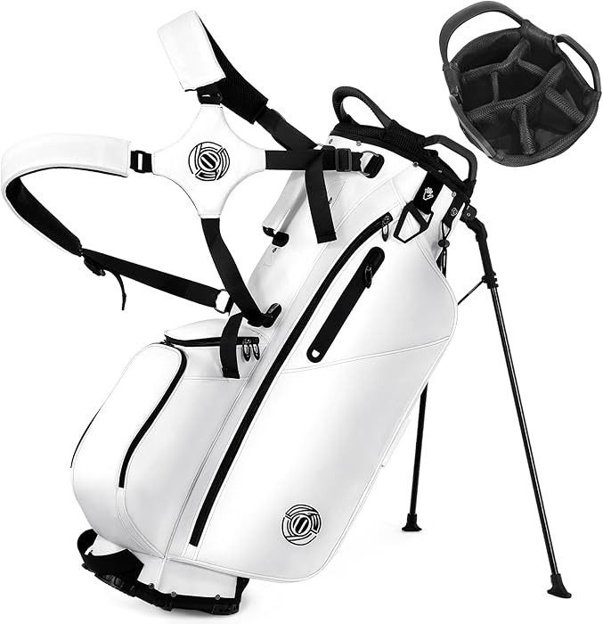 Golf Stand Bag, Lightweight Golf Bags with 7 Way Full-Length Dividers, 900D Weather-Resistant Far... | Amazon (US)