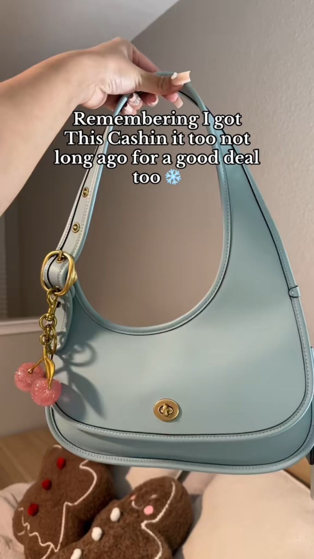 Purse with added cherry charm :)