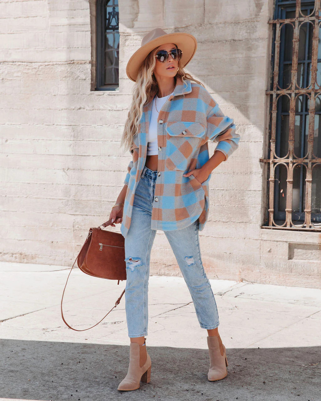 Jackie Plaid Oversized Shacket - LAST CHANCE | VICI