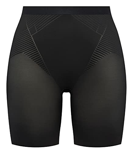 SPANX Thinstincts 2.0 Midthigh - Tights for Women - Stretchy Fit - Quick-Dry Fabric - Elasticized Waistband Very Black 3X - Regular One Size | Amazon (US)