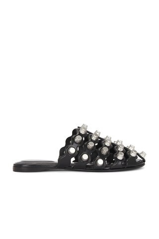 Alexander Wang Rexa Cage Slide in Black | FWRD 