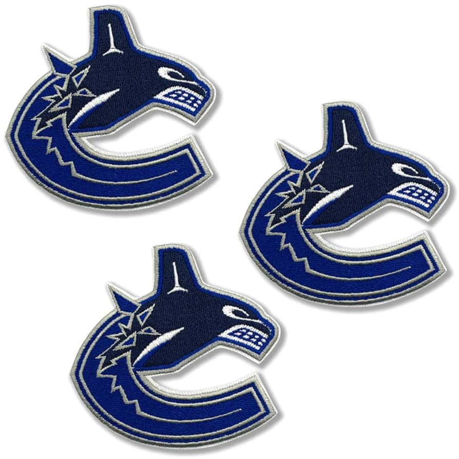 3 Pcs Canucks Embroidered Patches for Clothing, Sew-On or Iron-On Badge, Canadian Hockey Team Log... | Amazon (CA)