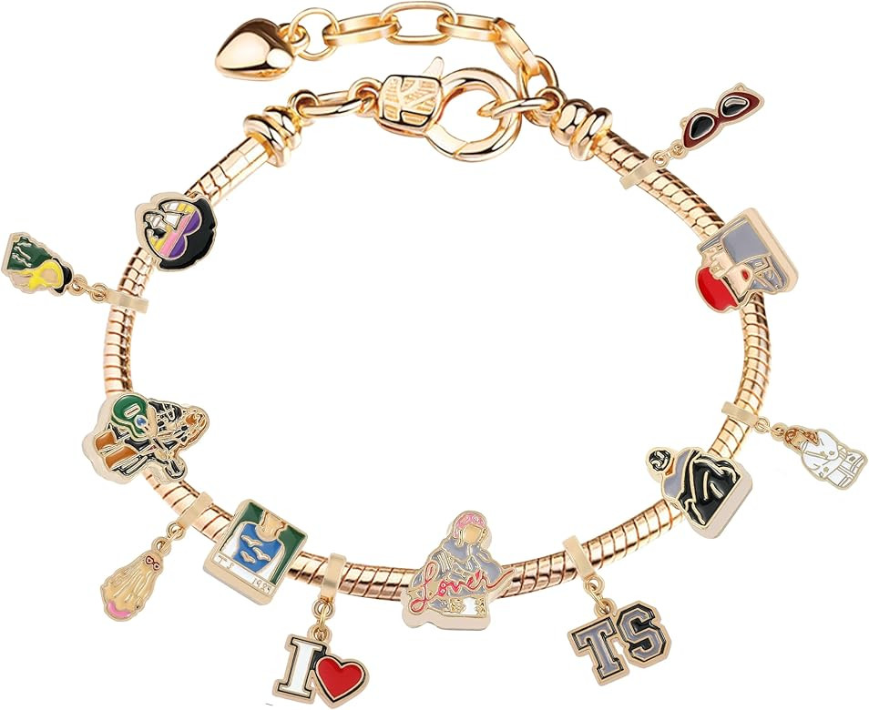 ZYIJUNY Taylor 1989 Album Charm Bead Bracelet for Eras Music Singer Fans Friendship Bracelets Gif... | Amazon (US)