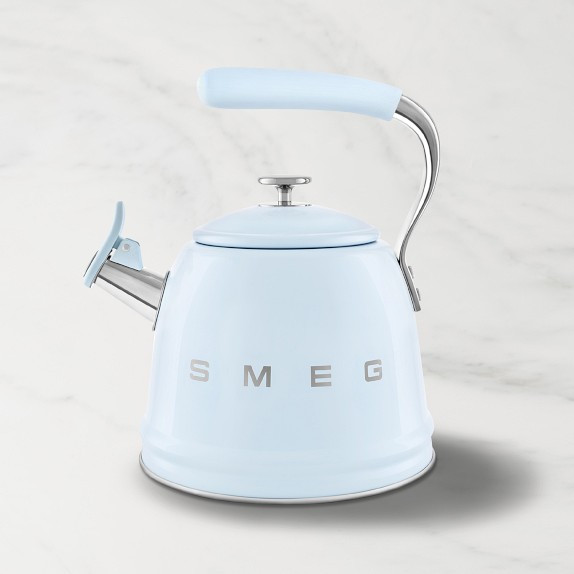 SMEG Stainless-Steel Whistling Tea Kettle, 2 1/2-Qt. | Williams-Sonoma