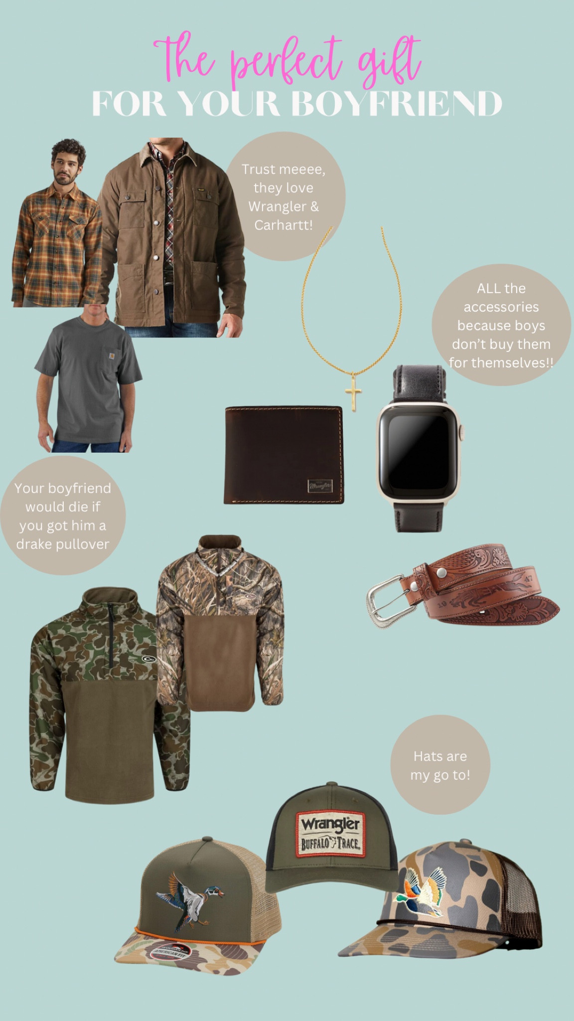Gift guide for men! Gift guide for boys, gift guide for boyfriends, gift guide for country boys  

#LTKGiftGuide #LTKHoliday #LTKCyberWeek