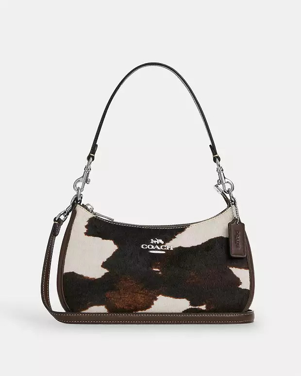 Teri Shoulder Bag With Cow Print | Coach Outlet US