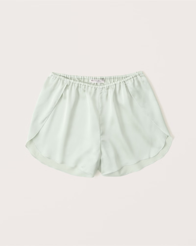Women's Satin Sleep Shorts | Women's | Abercrombie.com | Abercrombie & Fitch (US)