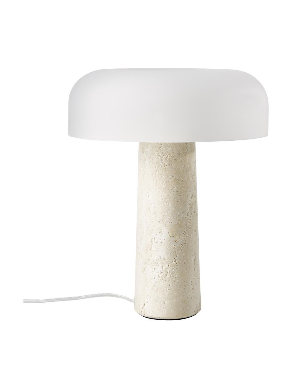 Tischlampe Carla mit Travertinfuß | WestwingNow EU