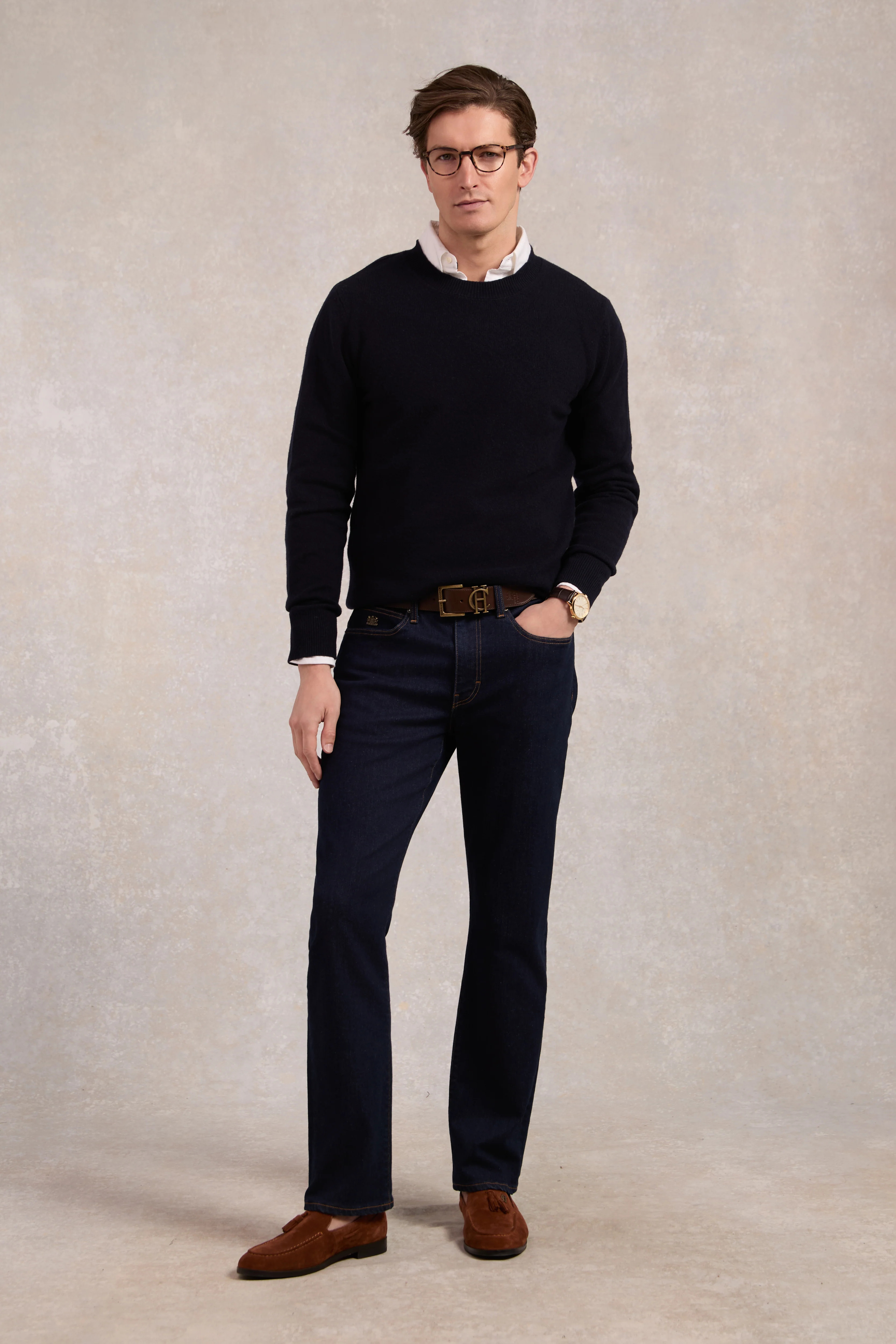 Classic Straight Jean (Dark Indigo) | Holland Cooper