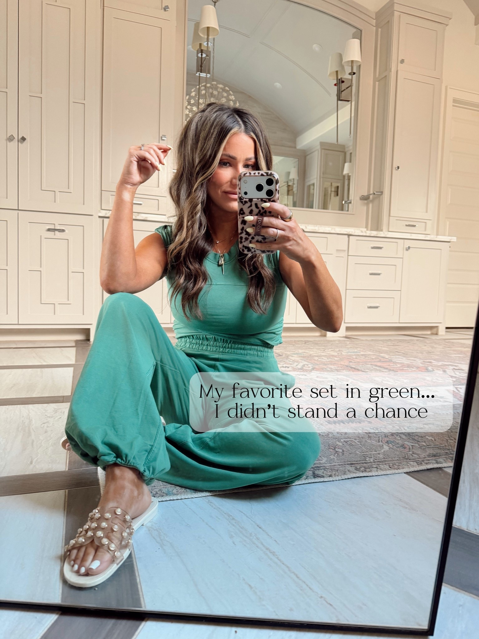 The most stunning green set!!

#LTKootd #LTKSeasonal #LTKmomlife