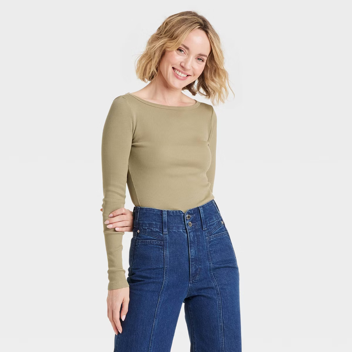 Women's Long Sleeve Boat Neck T-Shirt - Universal Thread™ | Target
