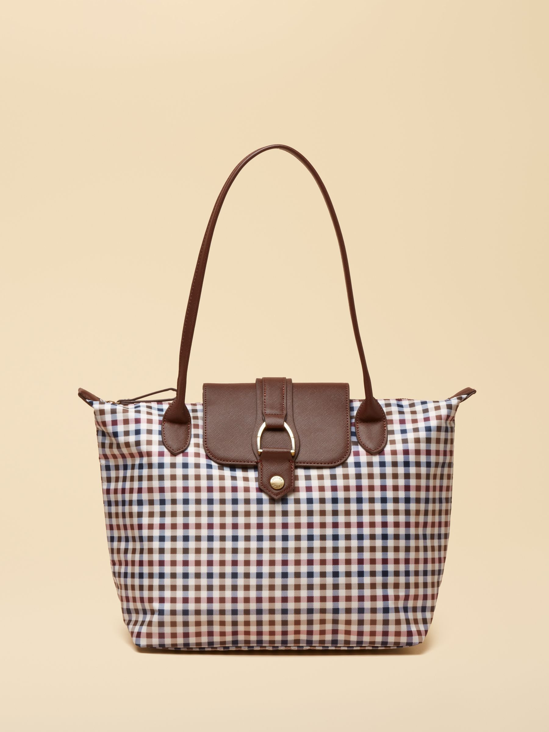 Edie Gingham Shopper bag | Joules | Joules