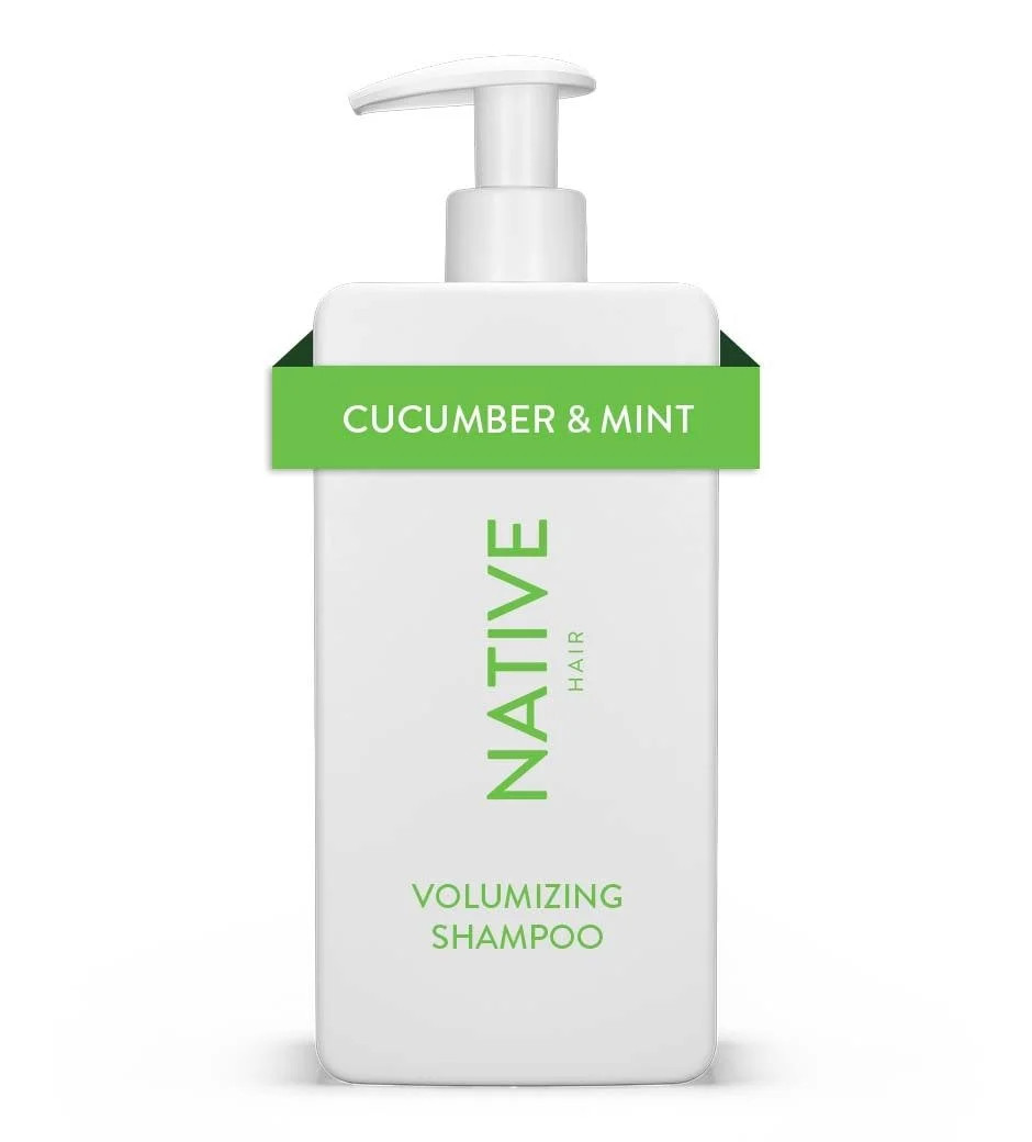Native Volumizing Shampoo, Cucumber & Mint, Sulfate & Paraben Free, 16.5 oz | Walmart (US)