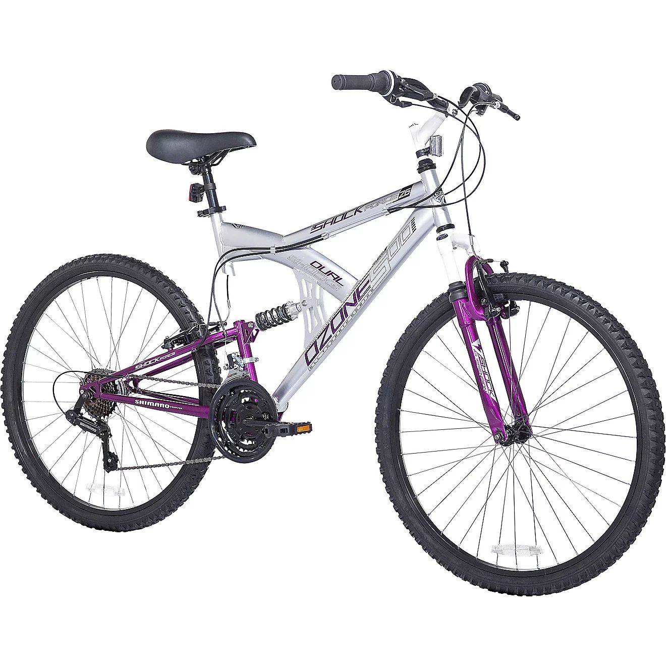 Ozone 500 Women's Shock Force 26 in 21-Speed Mountain Bike | Academy | Academy Sports + Outdoors