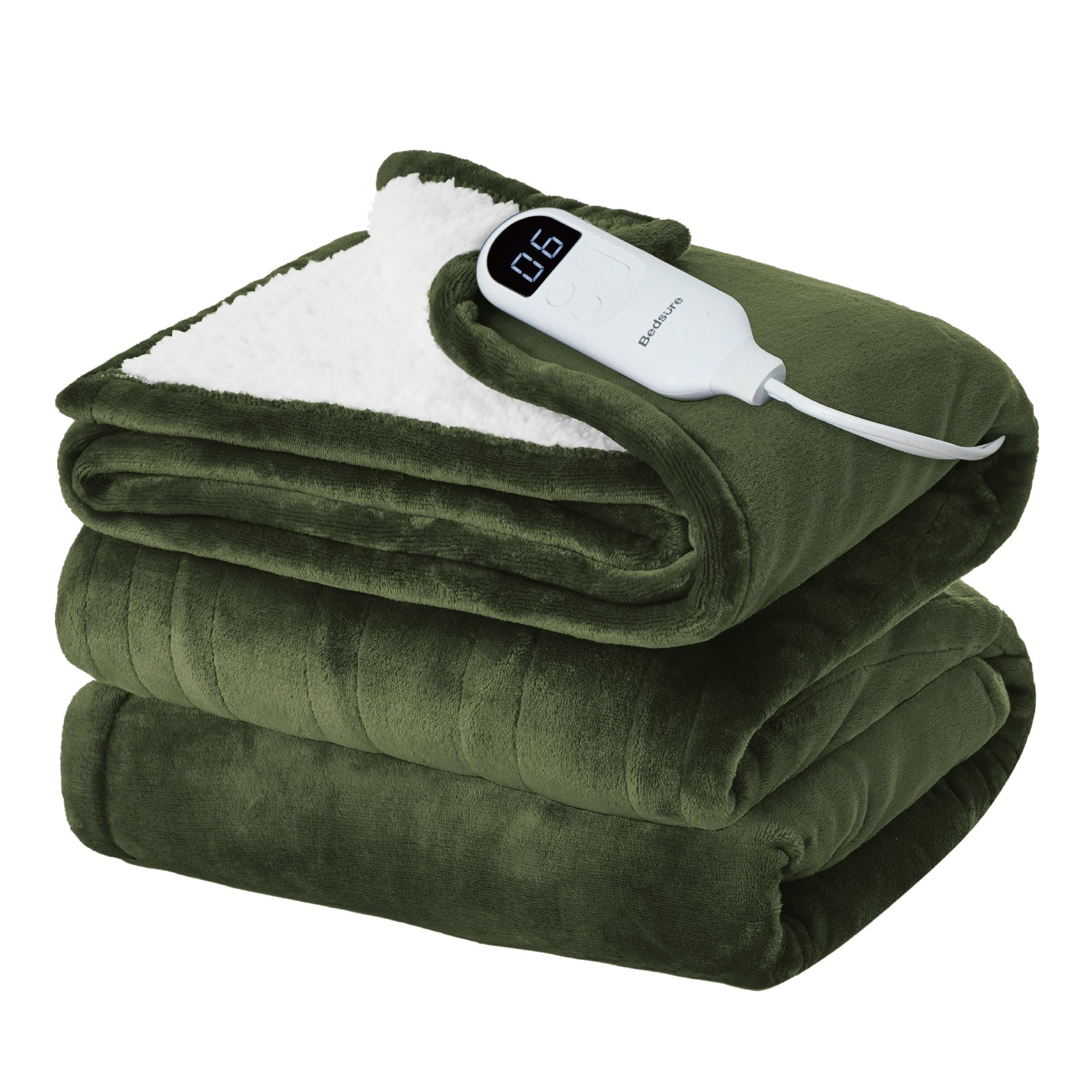 Bedsure Electric Blanket Full Size - Soft Flannel Heated Blanket, Fast Heating with 10 Time Setti... | Amazon (US)