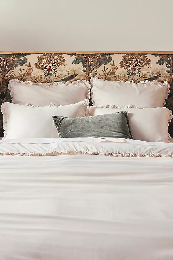 Lisbet Tencel Ruffle Duvet | Anthropologie (US)