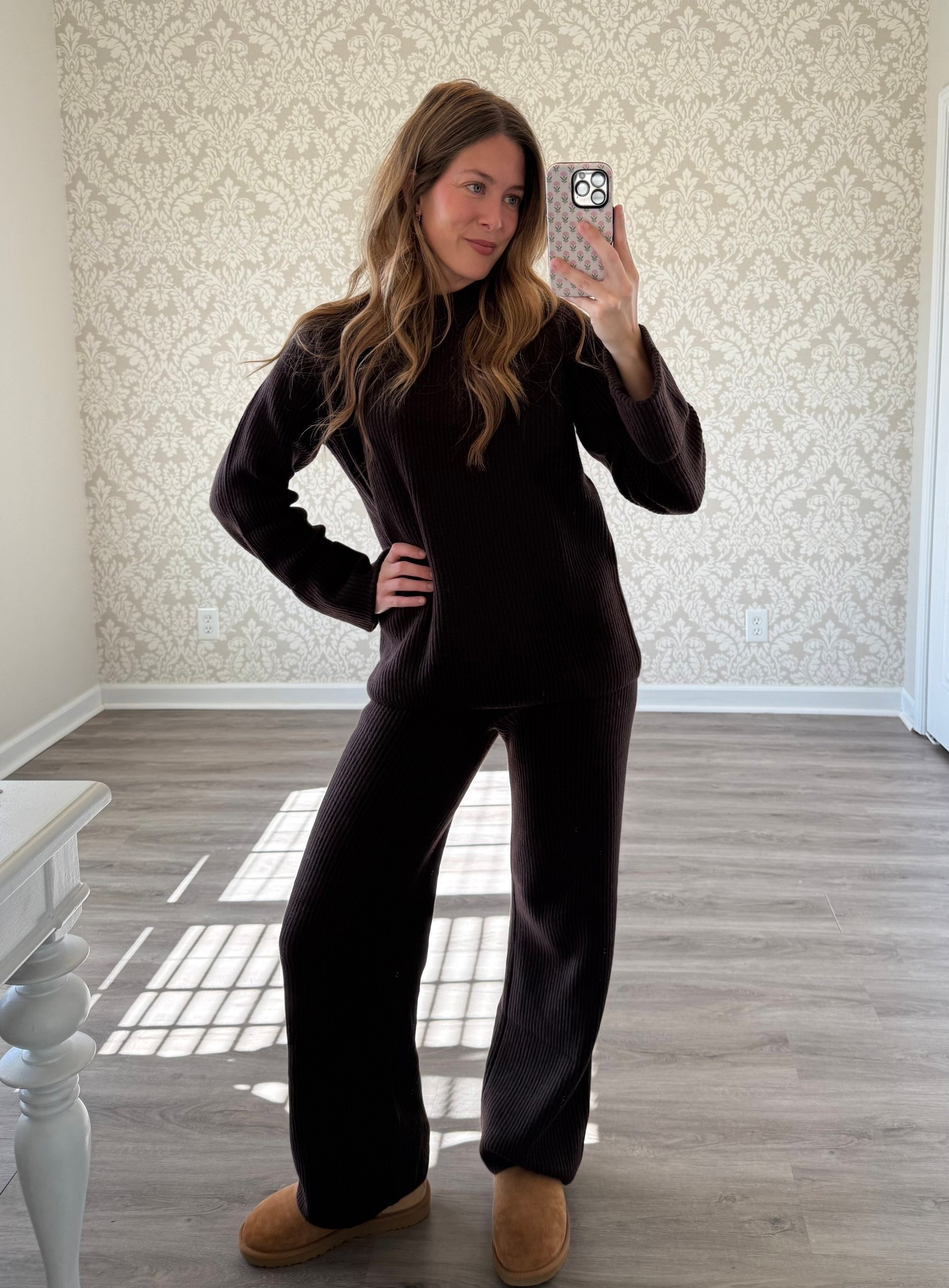 This matching sweater set is 40% off plus 20% off on the app!!
I am wearing the Terra Brown Heather color. I am wearing size XS top and bottom (runs oversized) So many other cute colors. So soft & comfortable! Will be living in this set 

#LTKSeasonal #LTKHoliday #LTKCyberWeek