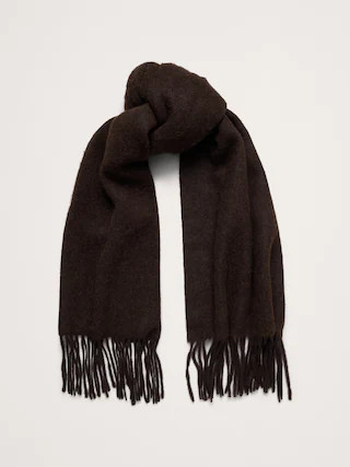 Brushed Alpaca-Wool Blend Scarf | Banana Republic (CA)