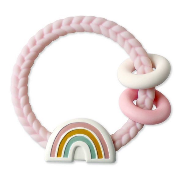 Itzy Ritzy Ring Rattle & Teether - Rainbow | Target