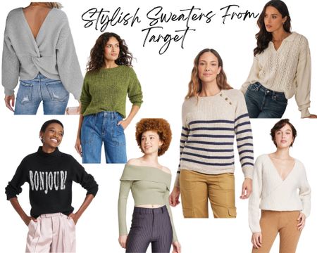 These are the most stylish sweaters from Target my blogging community loves. The great thing is they are very affordable and can be paired with your favorite denim jeans this season.

#LTKsalealert #LTKfindsunder50 #LTKfindsunder100