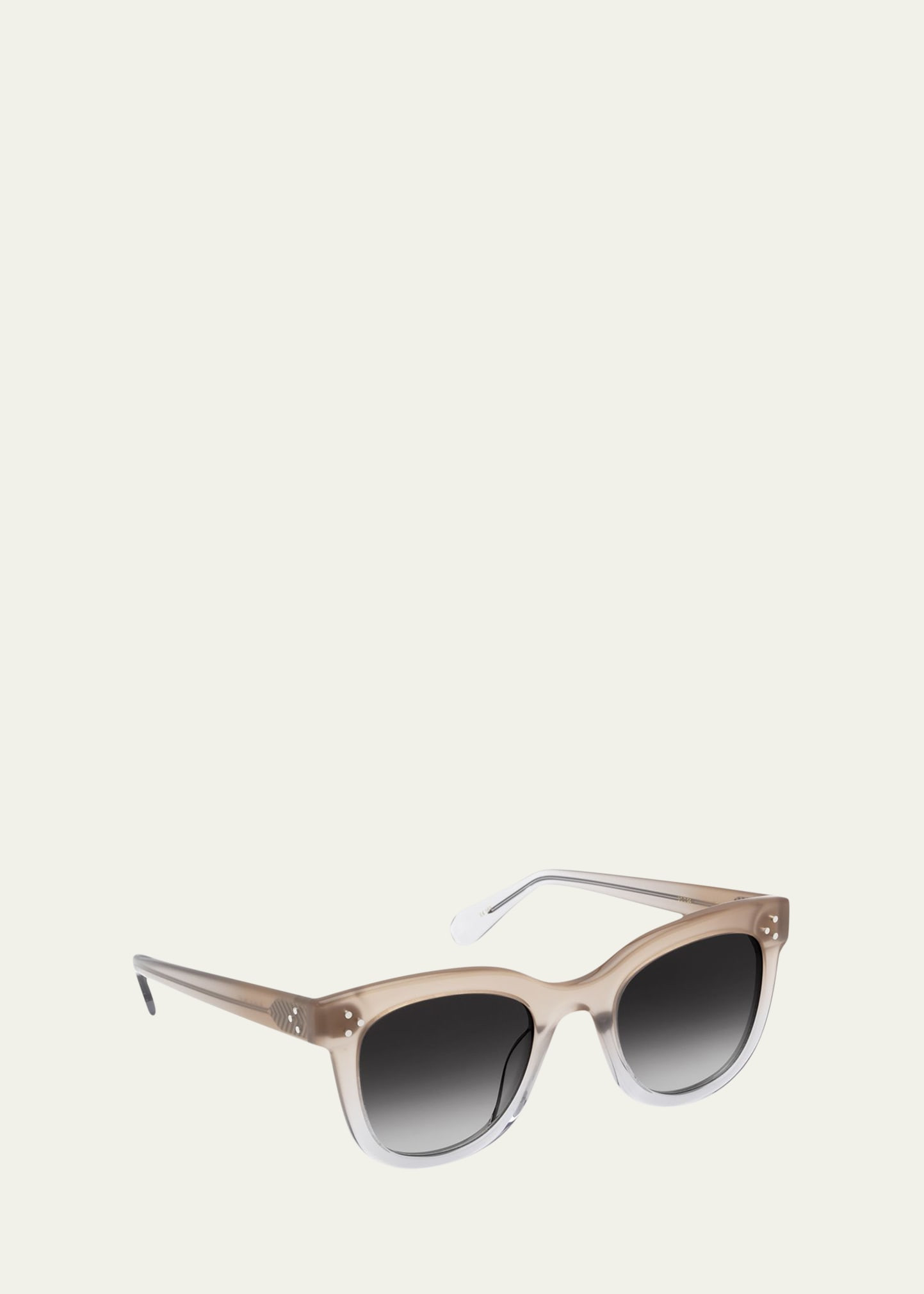 KREWE Jena Cat-Eye Transparent Acetate Sunglasses | Bergdorf Goodman