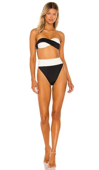 Eco Twist Two Piece Set in Black & White | Revolve Clothing (Global)
