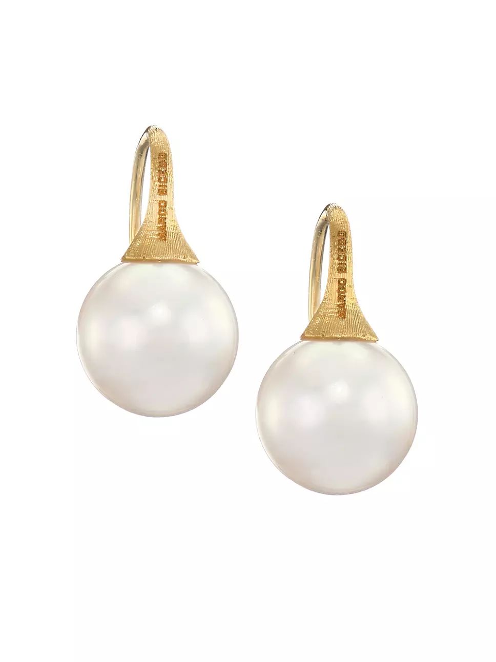 18K Yellow Gold & Cultured Freshwater Pearl Drop Earrings | Saks Fifth Avenue
