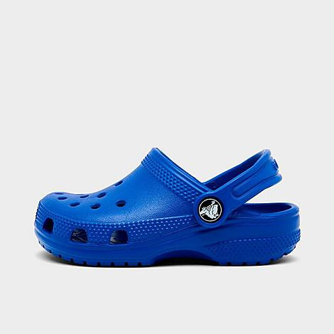 Crocs Kids Toddler Classic Clog Shoes in Blue Bolt Size: 10.0 | Finish Line (US)