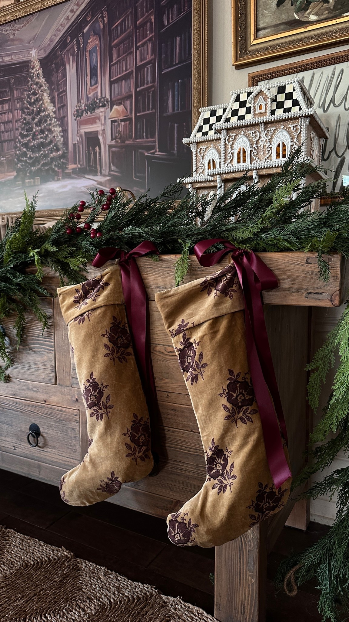 My Christmas stockings from Lulu and Georgia came in and are gorgeous!! This burgundy and gold floral pattern is everything! And they’re under $30 now! 

#LTKHoliday #LTKHome #LTKCyberWeek