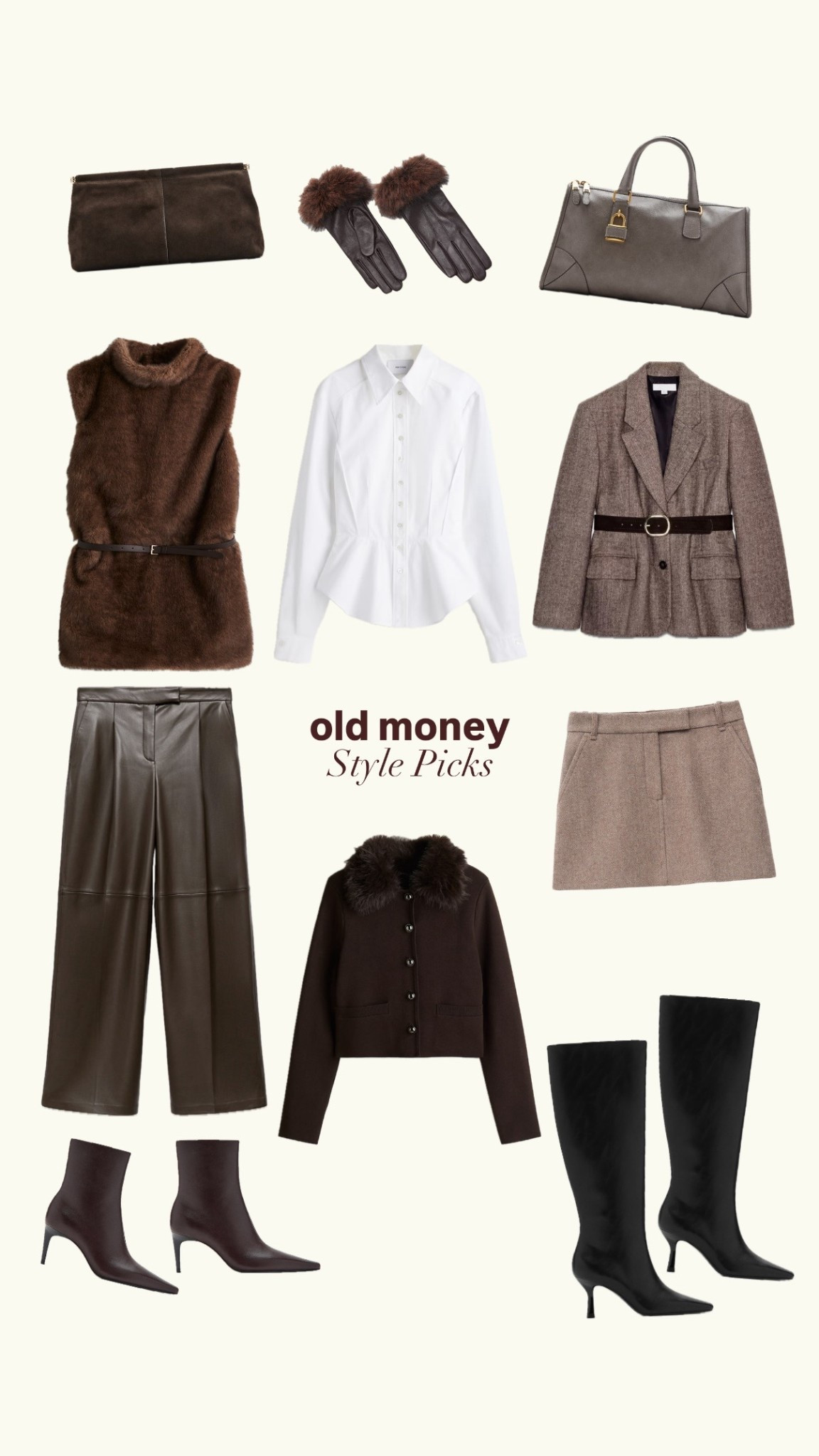 old money style picks 🤎

#LTKluxury #LTKdeutschland #LTKwinter